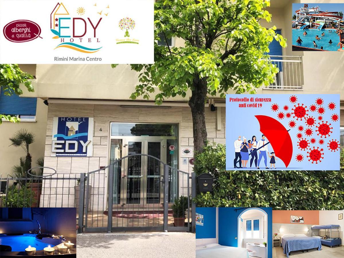Hotel Edy Римини Экстерьер фото